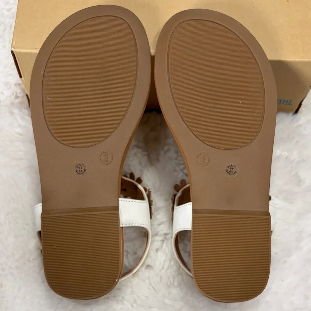 Thereabouts ,Size3 (Girl)White Floral Sandals - Picture 8 of 17